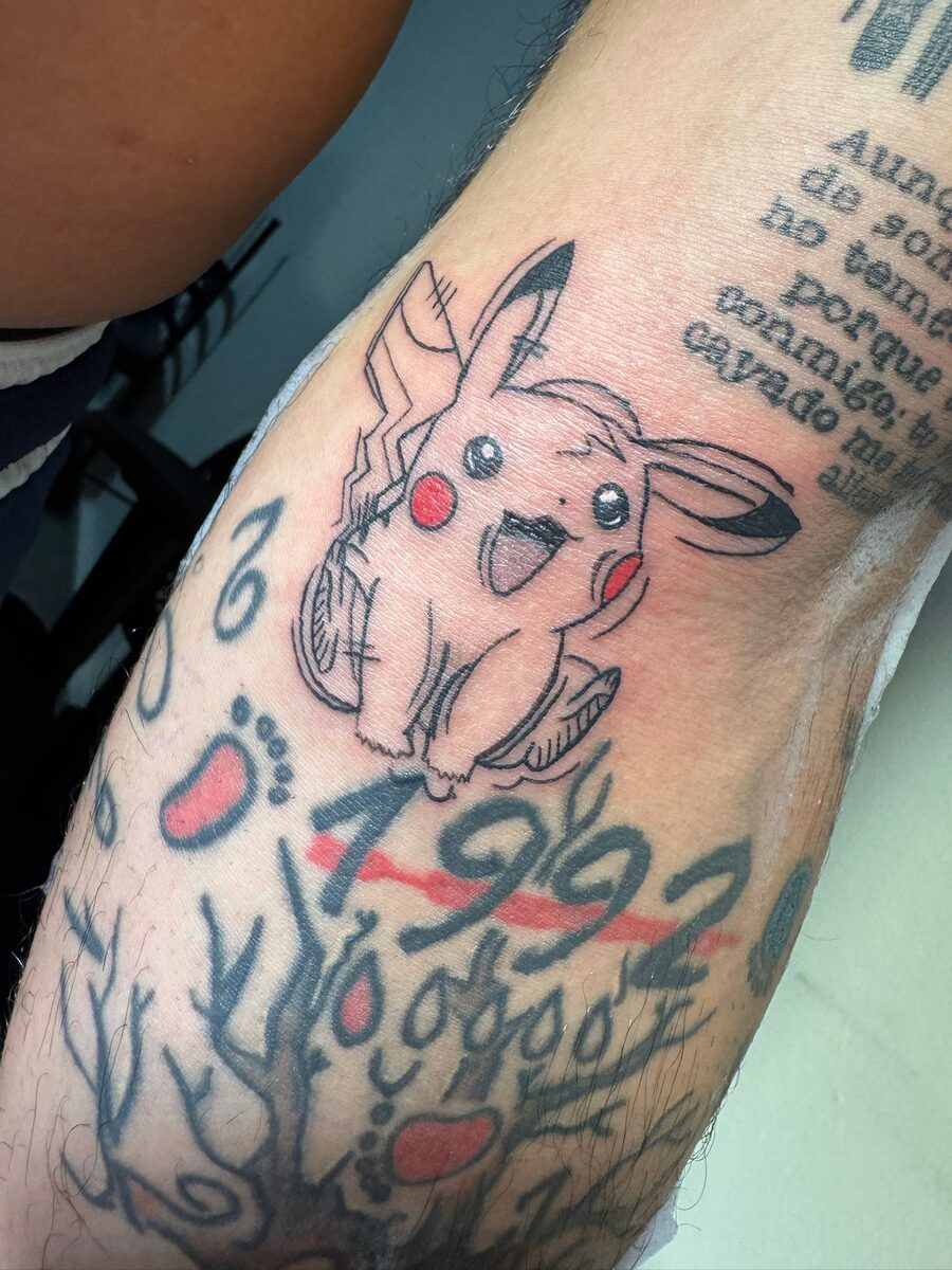 Tatuaje de Pikachu
